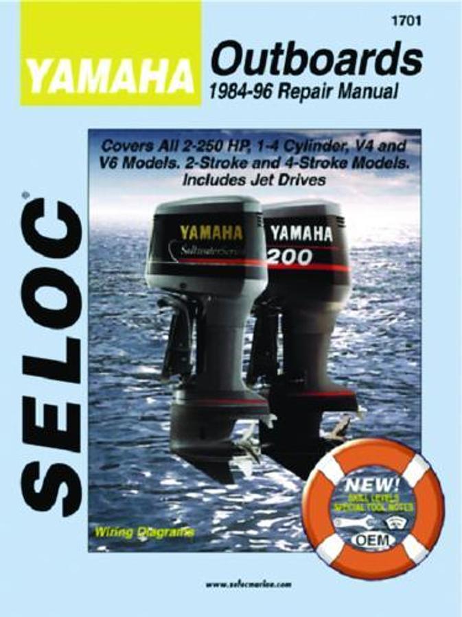 Marine Manual for Yamaha Outboards - All 2 & 4 Stroke, incl. Jet Drives - 2-250hp. - 1984-1996