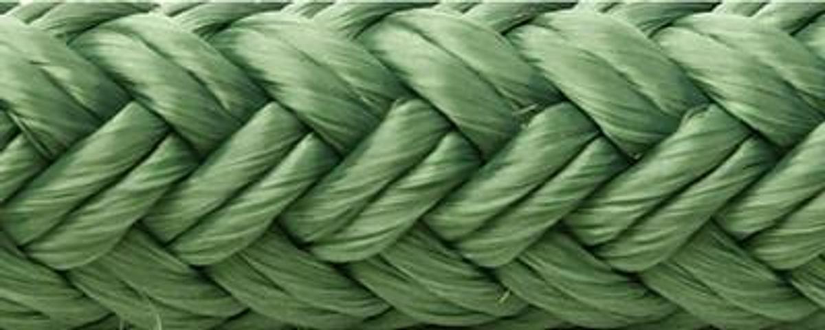 Double Braided Nylon Fender Line - 3/8in. x 6ft. - Forest Green - Pack of 2