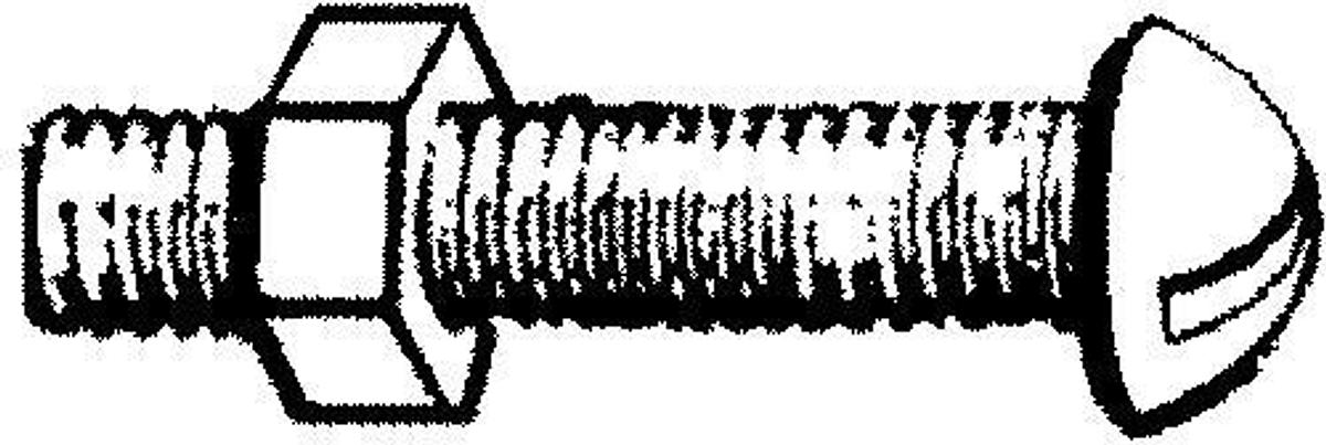 Slotted Round Head Machine Screws - 10-24 x 1-1/2in.