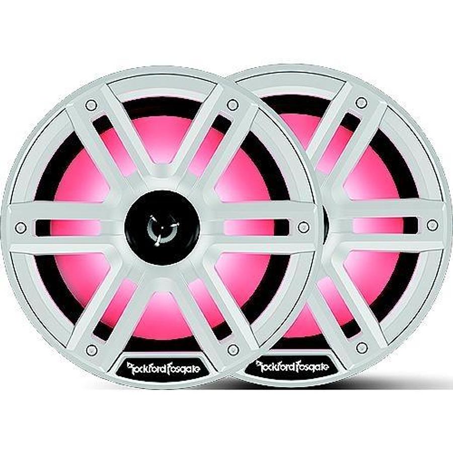 Color Optix Marine 2-Way Horn Speakers - White/Stainless