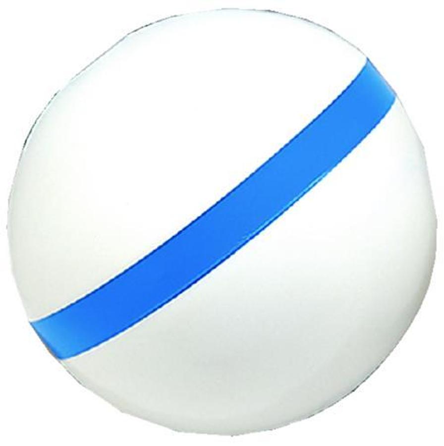 Sur-Moor T3C Mooring Buoy - 15in. - White with Blue Reflective Striping
