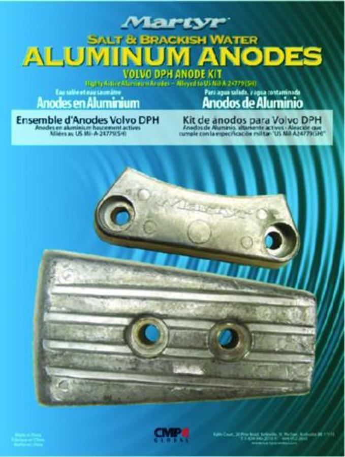 Volvo Penta DPH /DPR Anode Kit - Magnesium