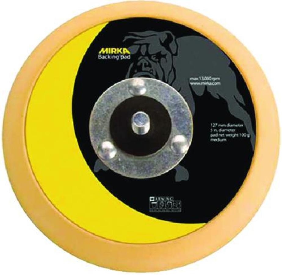 Vinyl Faced Medium Backup Pad for PSA - 5in.