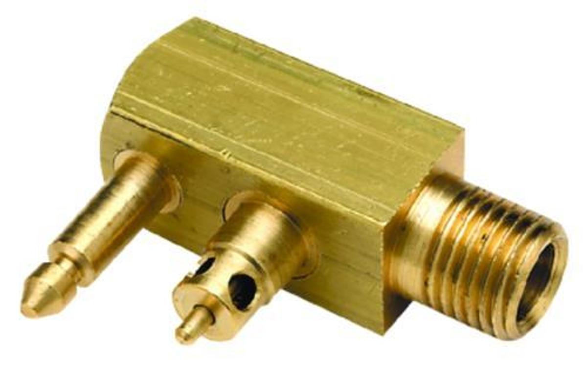 Deluxe Fuel Connector for Yamaha/Mercury/Mariner w/Brass Male Tank Fitting - 1/4in. NPT