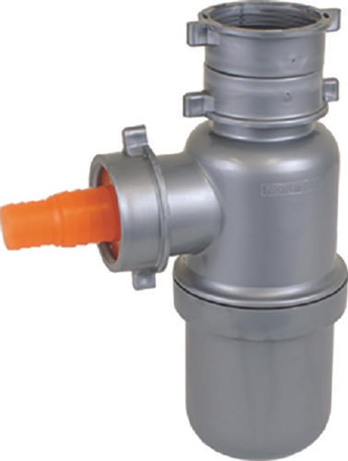 P-Trap For Sink Drain - 3/4in & 1in. Hose Bard - 1 1/2in Thread