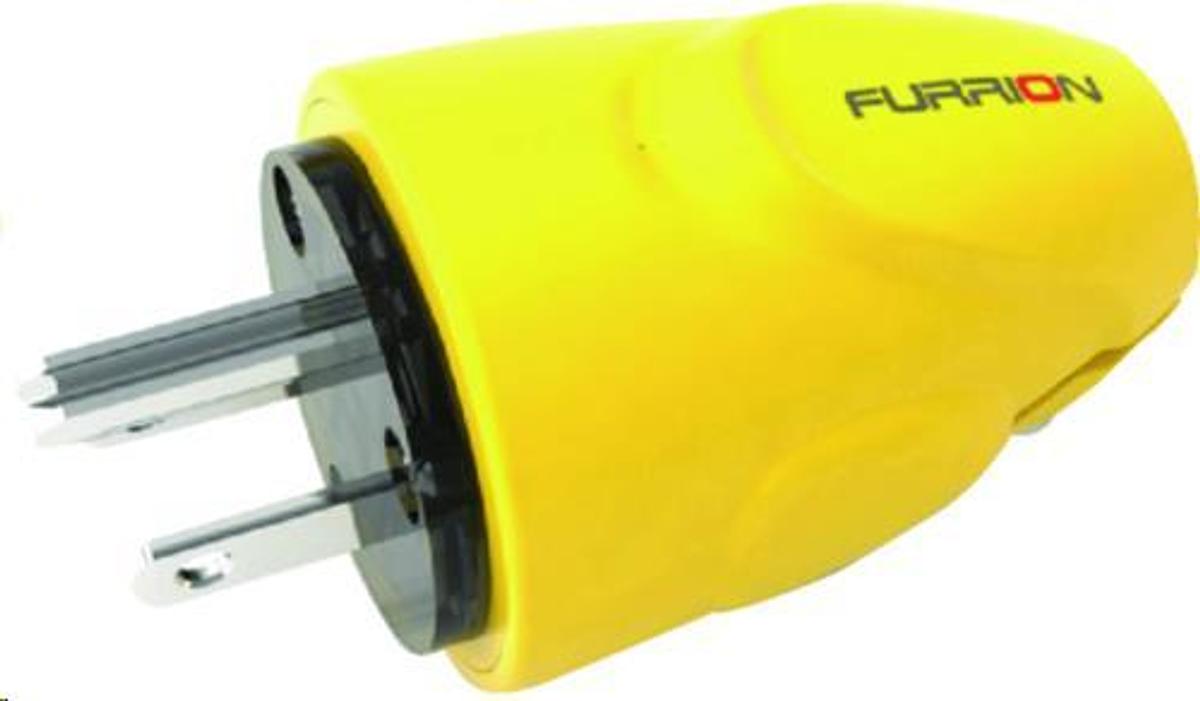 15 Amp Male Plug - Yellow