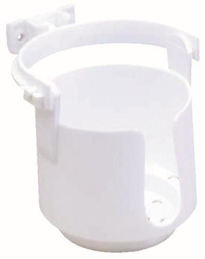 Gimbaled Drink Holder - 4in. H x 4-3/8in. W - White