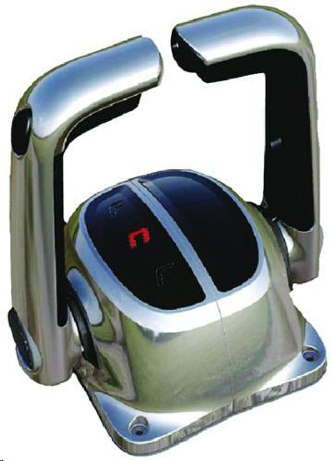 Single Lever Top Mount Control - Twin Engine with Trim - Chrome
