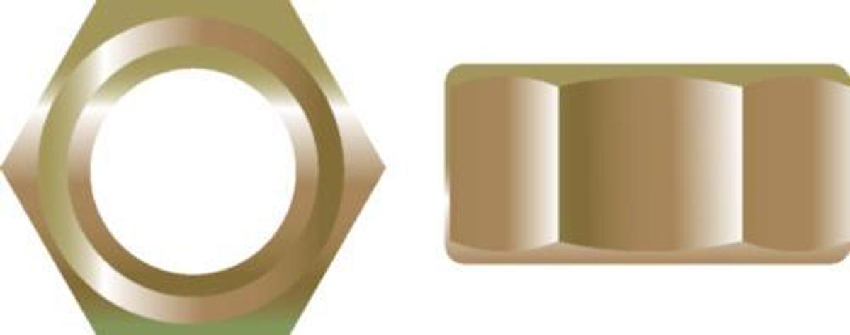 3/8-16 Fnshed Hx Nut Silbrz 100/Bg