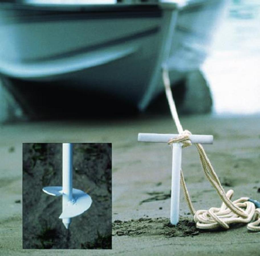 Two Piece Sand Anchor With Storage Bag - 22in.