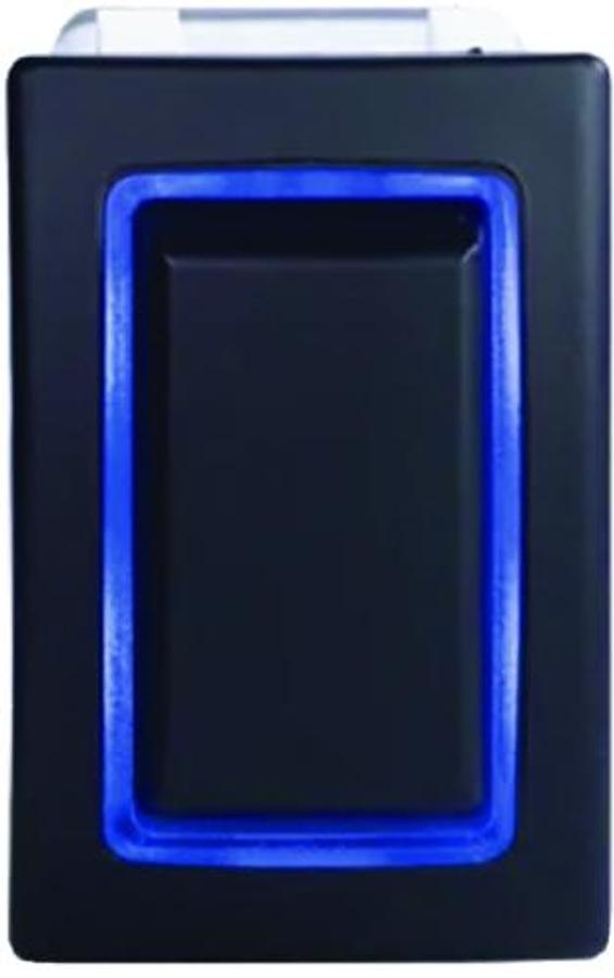 Rocker Switch with Halo LED Light - ON-OFF - SPST - Blue