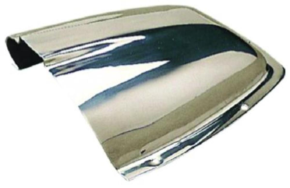 Large Stainless Clam Shell Vent - 7-1/2in.L x 6-3/4in.W x 2-7/8in.H