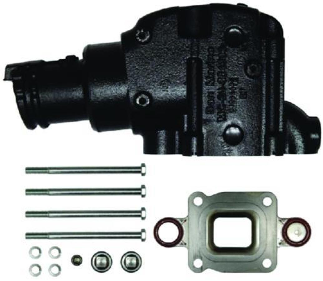 MerCruiser Dry Joint Exhaust Elbow Riser 7 Degree for MerCruiser MC #864309T02