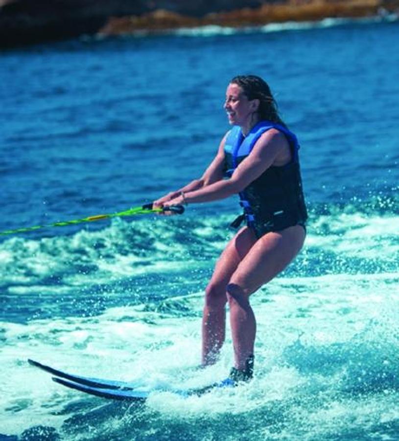 Hemi Jr. Combo Water Skis with Stabilizer Bar - 59in.