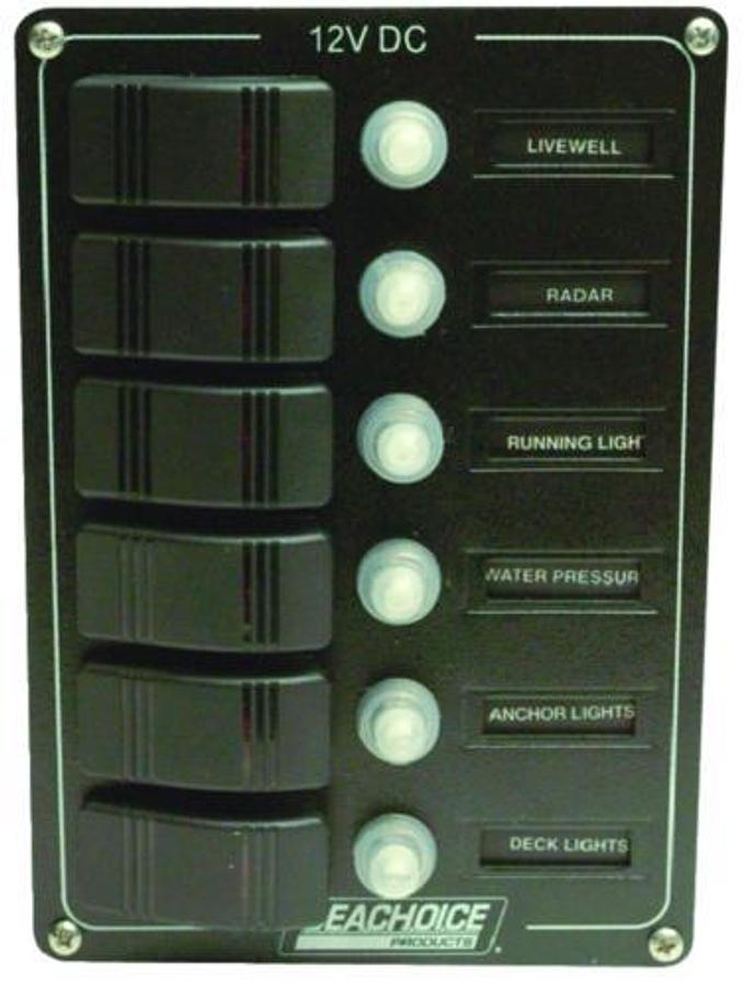 6-Gang Breaker Panel