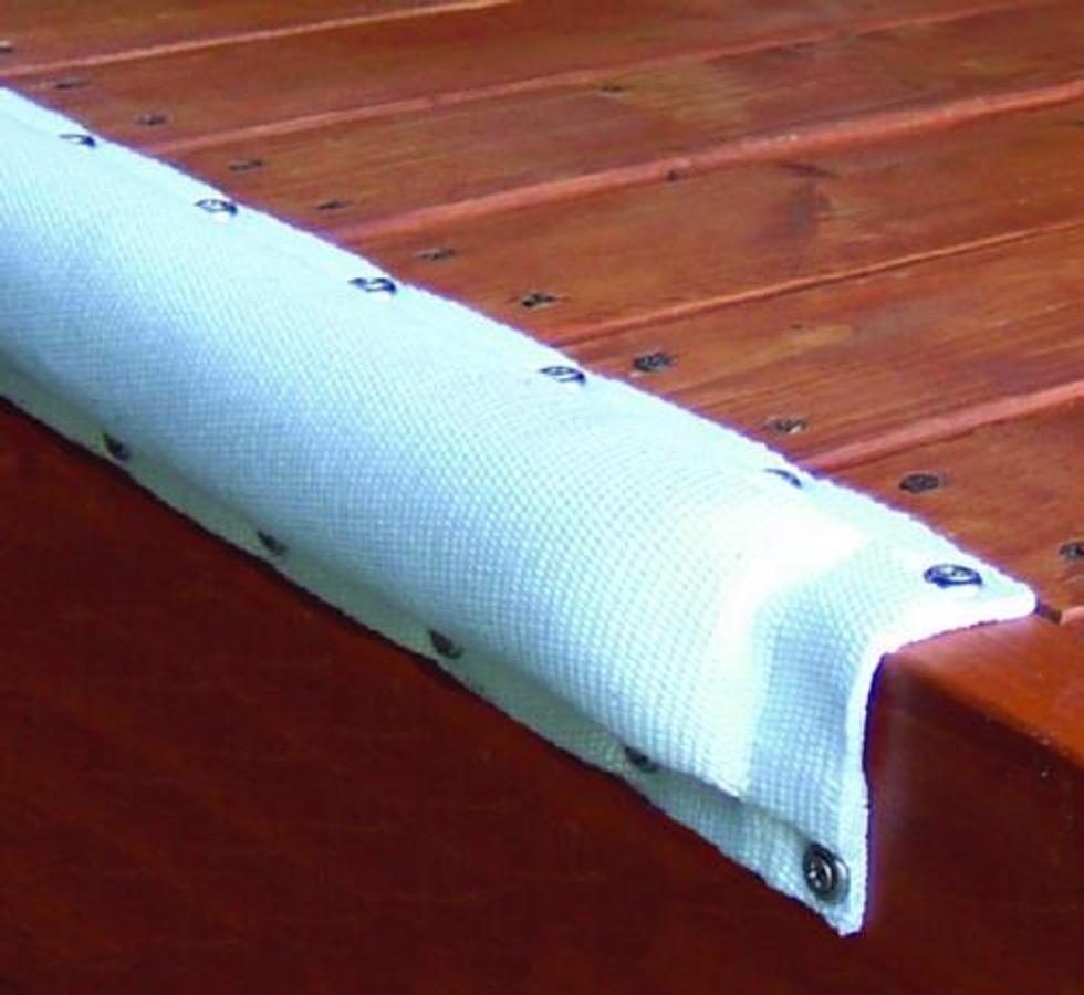 Perimeter Single Dock & Post Bumper - Large - 5 1/2in. x 2 1/4in. x 3ft. - White