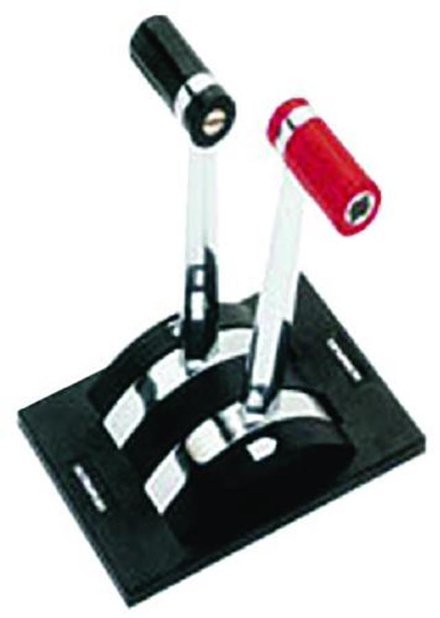 B50 Single Function Two Lever Top Mount Control with Straight Lever - Throttle and Shift