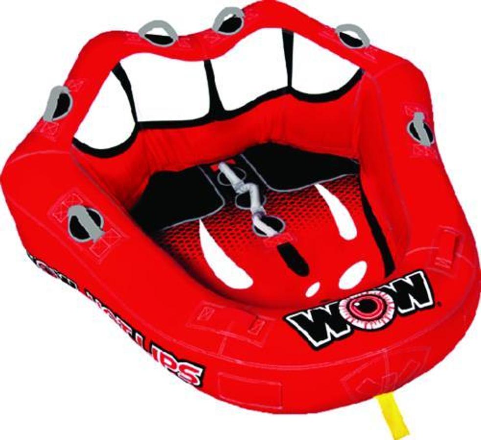 Hot Lips Cockpit Towable - 1 to 2 Riders - 68in. x 67in. x 28in.