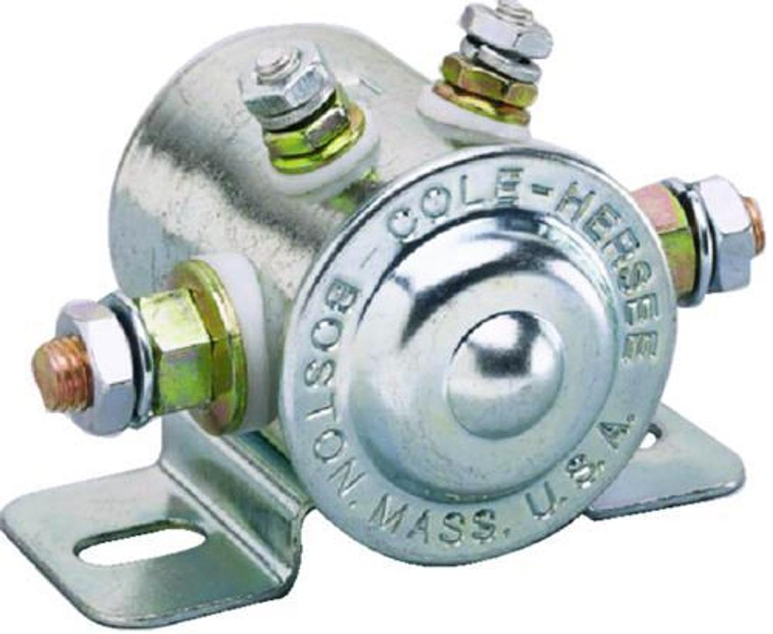 SPST Solenoid - 12 Volts - 65 Amps