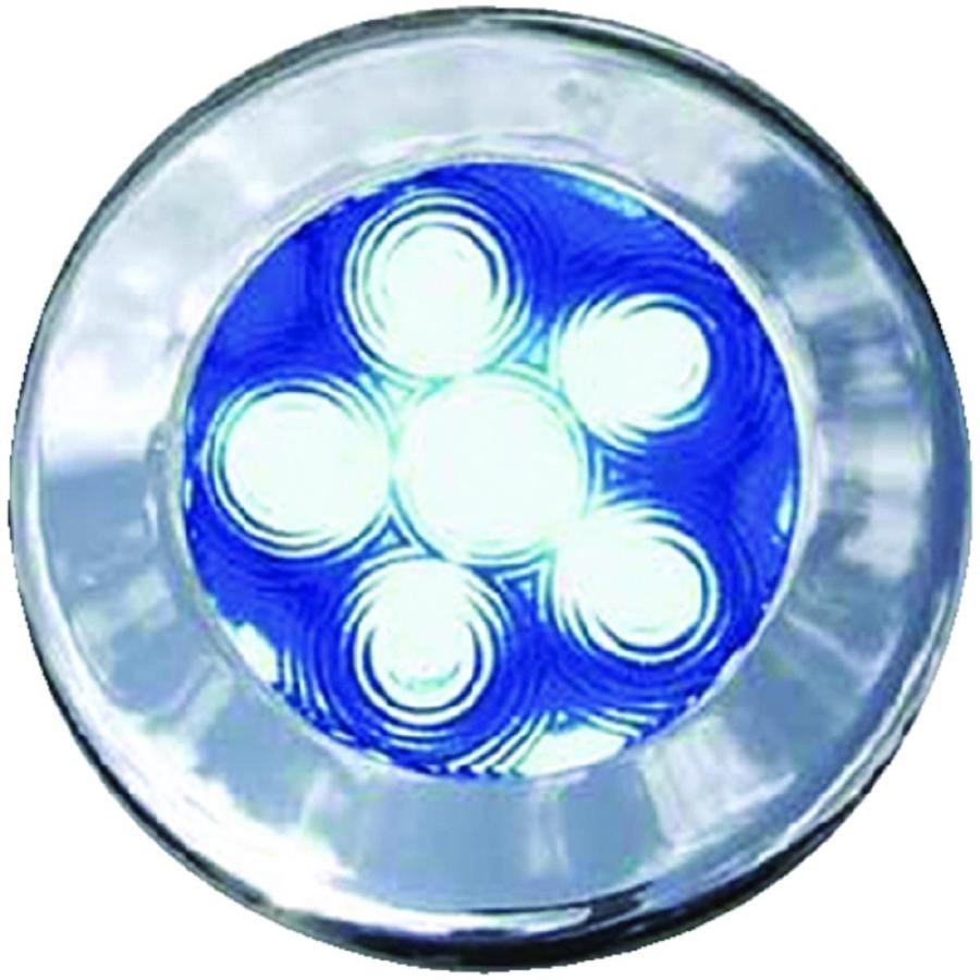 Recessed LED Puck Light - 3in. Dia. - Blue