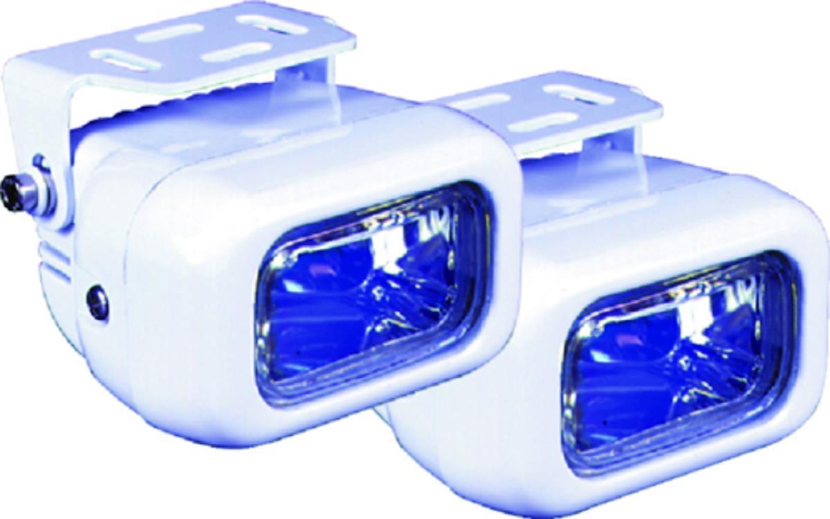 Compact Square Ion Docking Light - White Housing