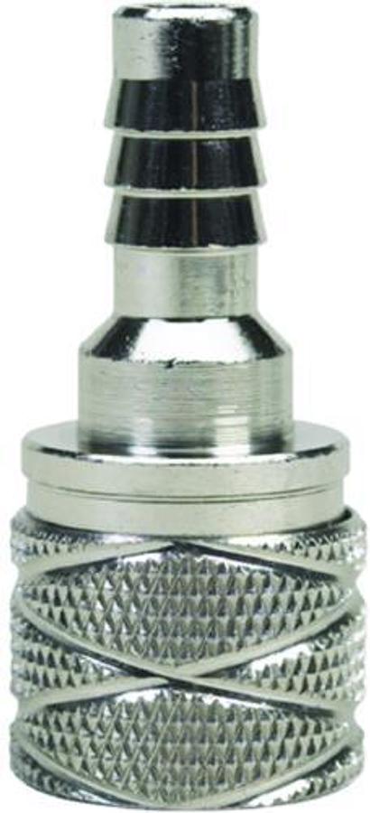 Chrome/Brass Female Hose Fitting for Suzuki 80 HP & Up - 3/8in. Barb