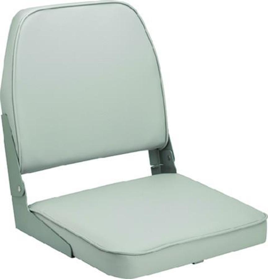 Low Back Fold Down Fishing Seat - Gray