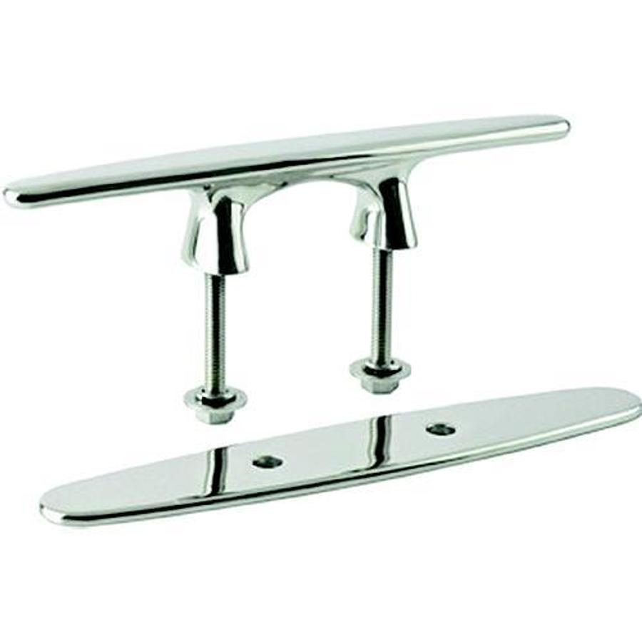 Arch Stud Mount Stainless Steel Cleat - 6in.