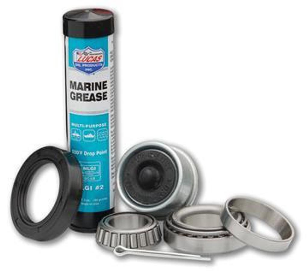 DMP Vortex Bearing Kit with Lucas Grease - 1 3/8in. x 1 1/16in. Tapered Bearings