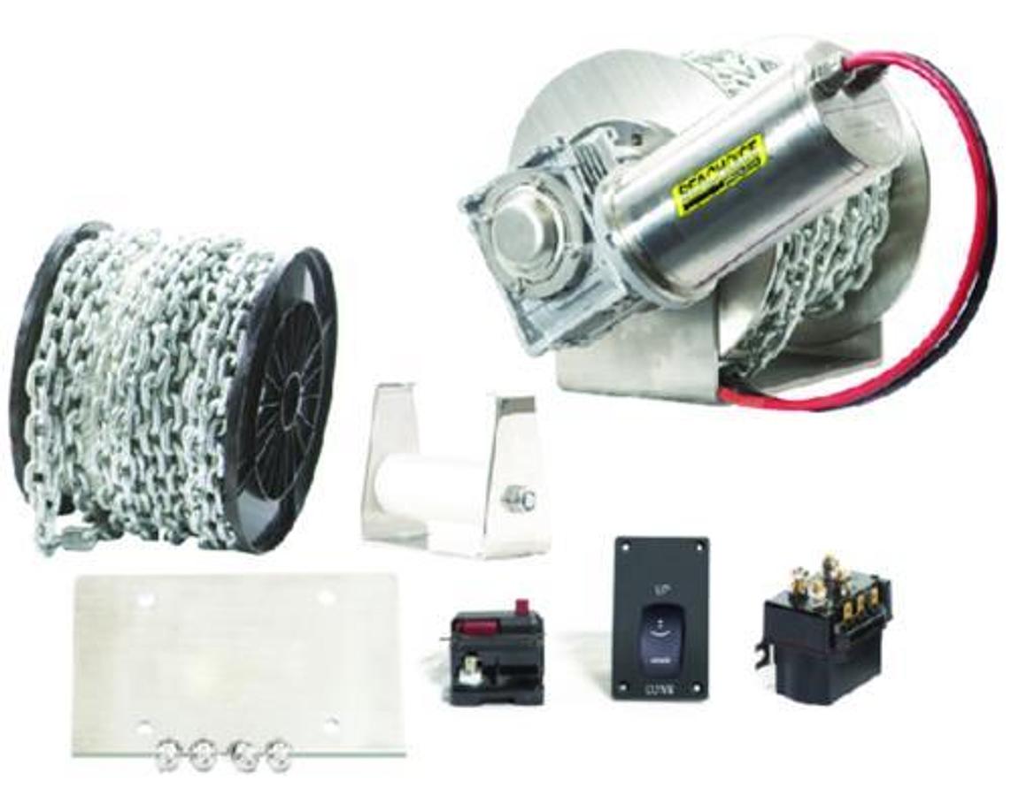 Series 1500 Stainless Steel Drum Winch Kit