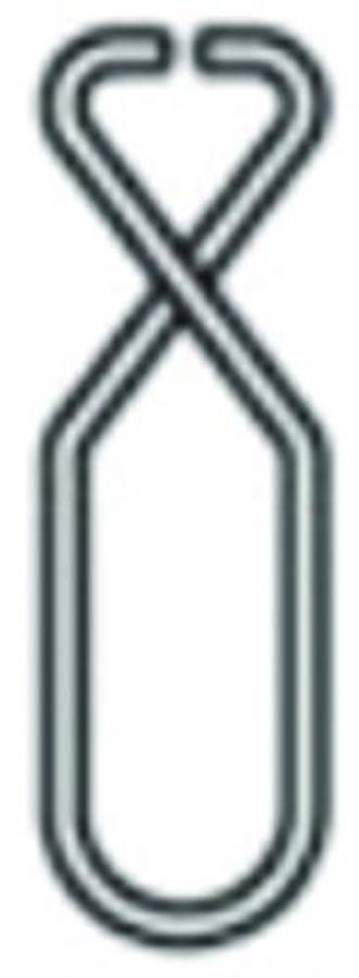 Hole Mount Pennant Clips - Stainless