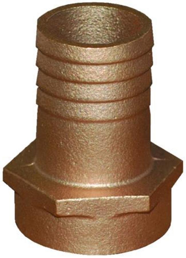 Bronze Tail Piece - 3/4in. Hose - 3/4in. NPS
