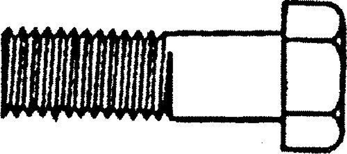 Hex Head Cap Screws - 3/8-16 x 2in.