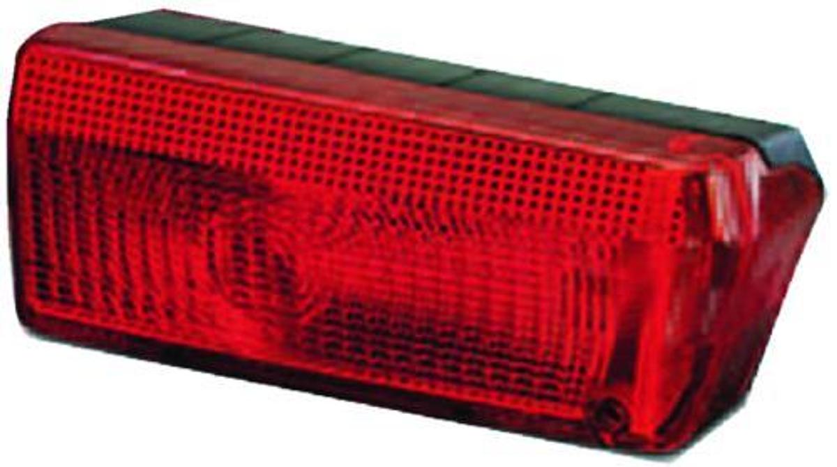 Waterproof Over 80in. Wrap-Around Tail Lamp Replacement Lens - Left Side