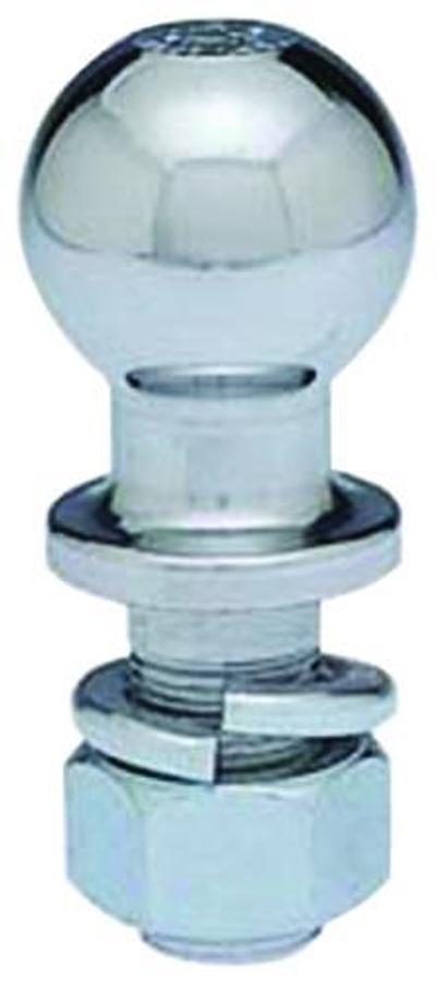 Trailer Coupler Ball - 2in. Ball, 1in. x 2in. Shank