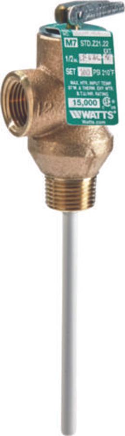 Temperature & Pressure Relief Valve - 1/2in.