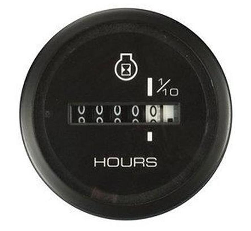 Eclipse 2in. Hour Meter - 10,000 Hrs