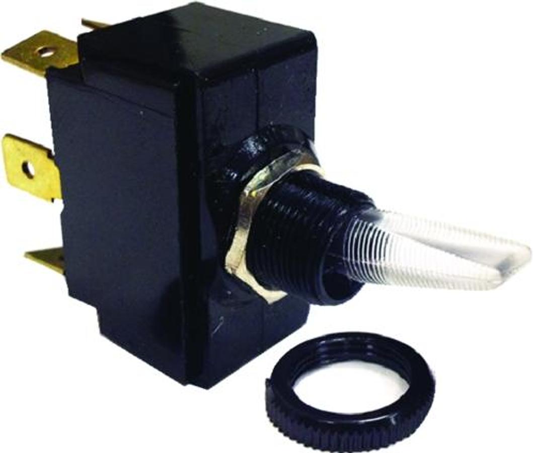 Illuminated Toggle Switch - On/Off/On