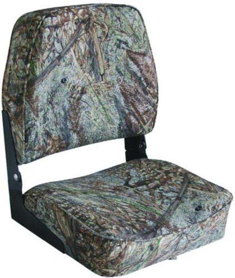 Camouflage Fold Down Seat - Mossy Oak Duck Blind