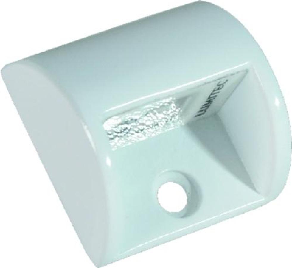 Andros Indirect/180 Degree Courtesy Light - White Case - Blue LEDS