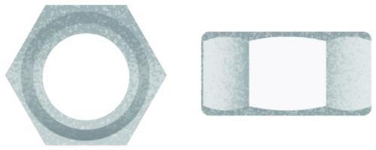 1/2-13 Hx Nut Stl H.d g. 100/Bg