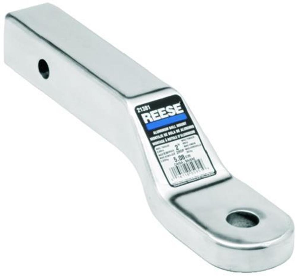 Aluminum Ball Mount - Rise 1in. Drop 2in.