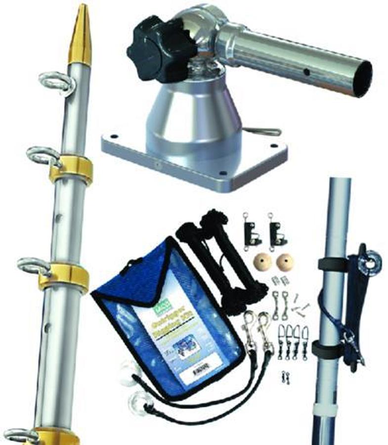 Grand Slam 170 Outrigger Kit - Silver/Gold