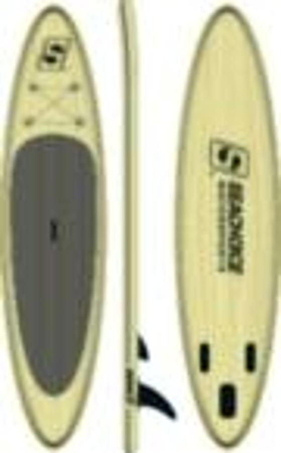 Inflatable Stand-Up Paddle Board Kit Woodgrain Pattern