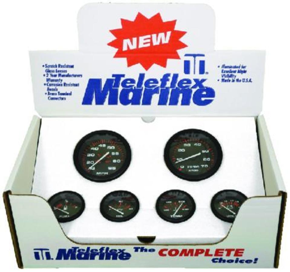 Amega 6 Piece Inboard Gauge Set