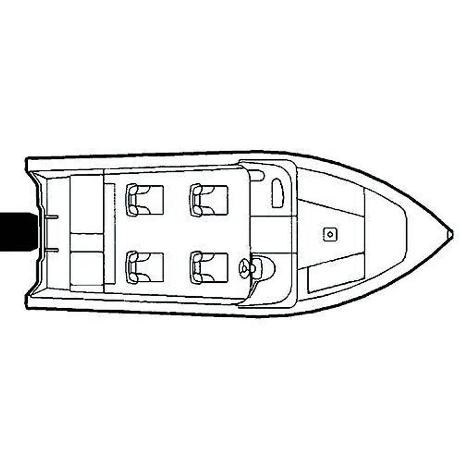 Flex-Fit PRO Poly-Flex II/Fish/Ski Boats I/0 or O/B - Black