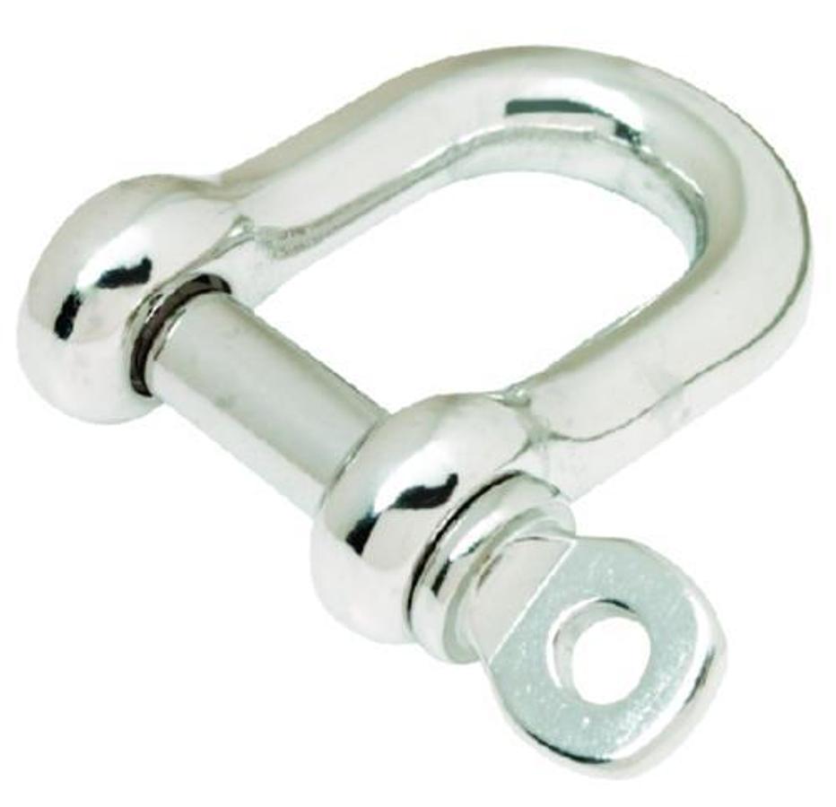 Stainless Steel D Anchor Shackles - 5/16in.