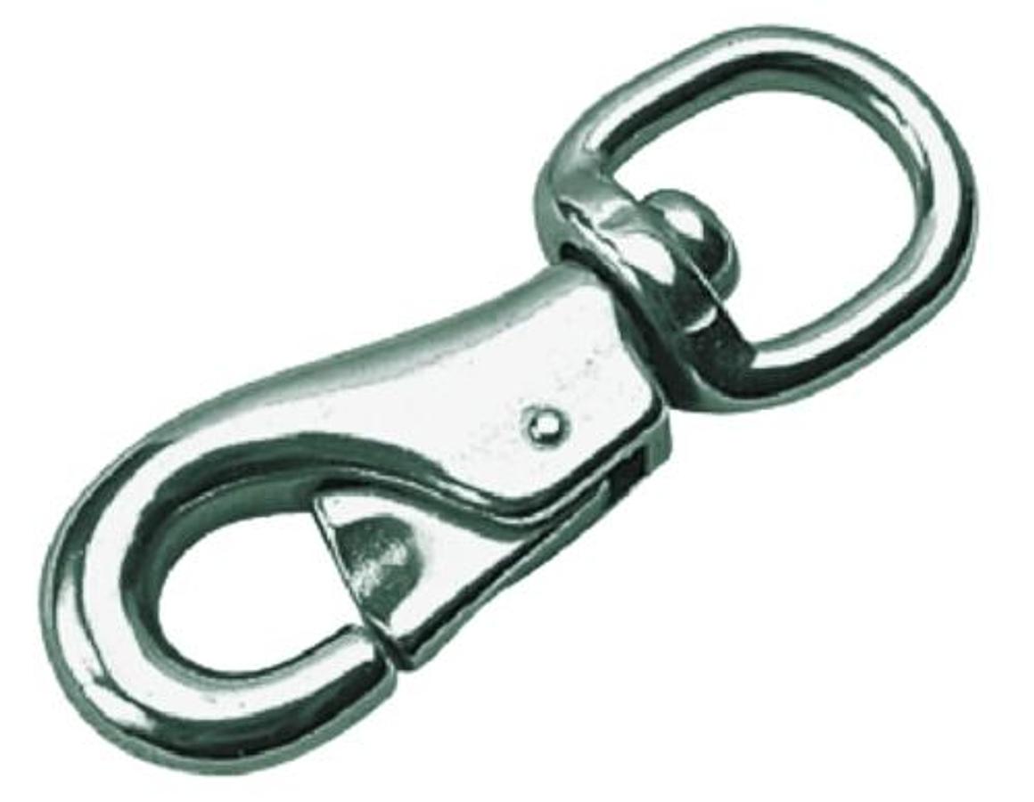 Bull Nose Swivel Snap - Stainless Steel - 1in.