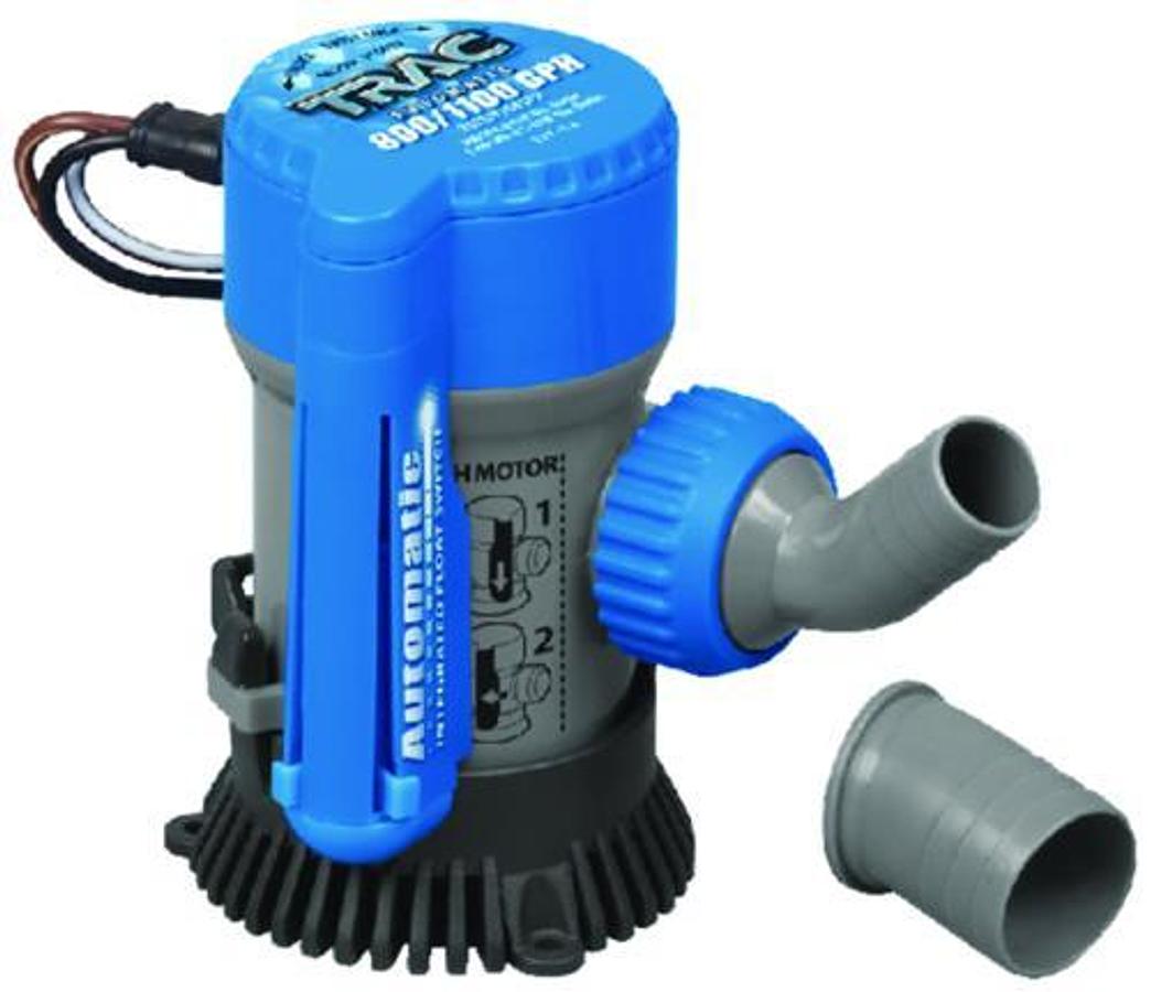 Automatic Bilge Pump - 800/1100 GPH - 12 Volts