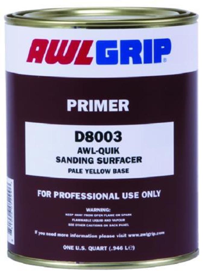 Awlquick Epoxy Primer - Quart - Pale Yellow